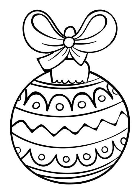 Free Coloring Pages Of Christmas Ornaments