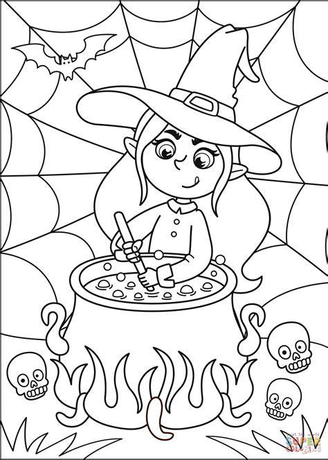 Free Coloring Pages Witches