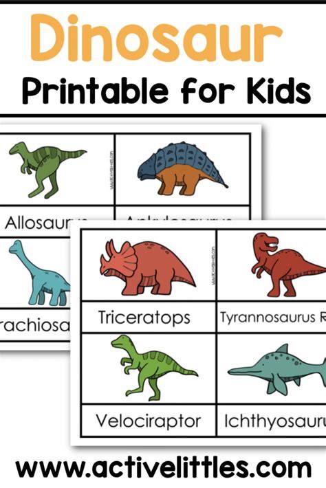 Free Dinosaur Printables Pdf