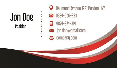 Free Editable Printable Business Card Templates