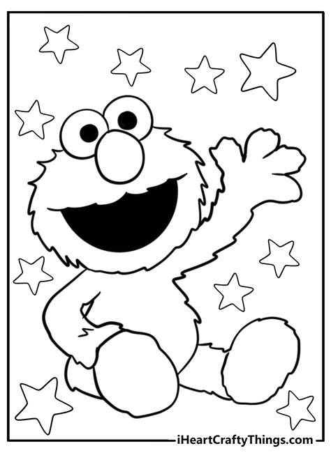Free Elmo Coloring Pages