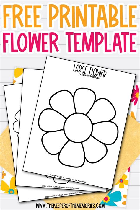 Free Flower Printouts