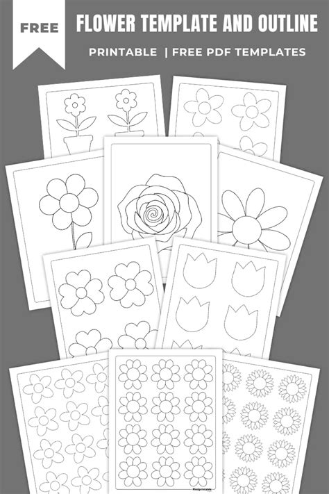 Free Flower Templates Printable