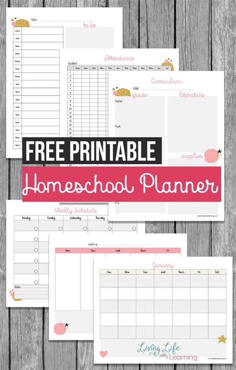 Free Homeschool Planner Printable
