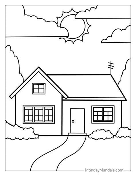 Free House Coloring Sheets