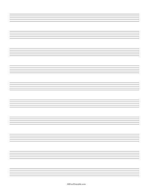 Free Manuscript Paper Printable