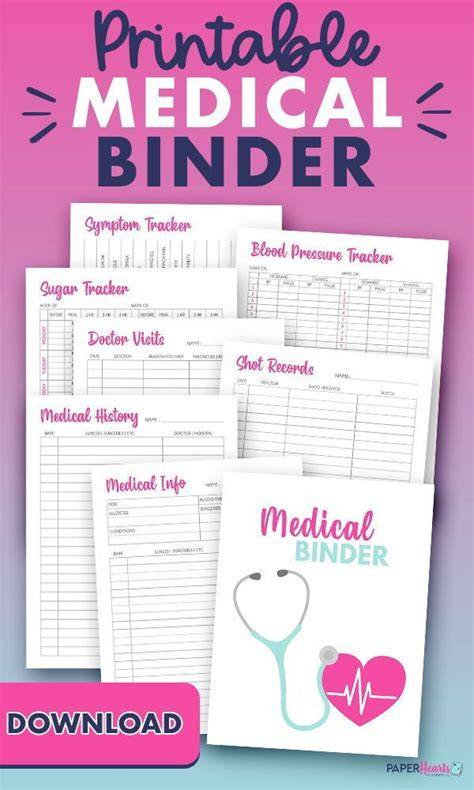 Free Medical Binder Printables