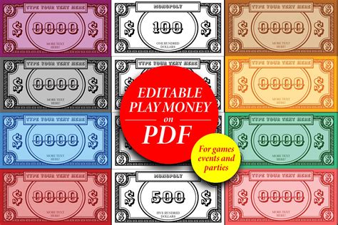 Free Monopoly Money Printable