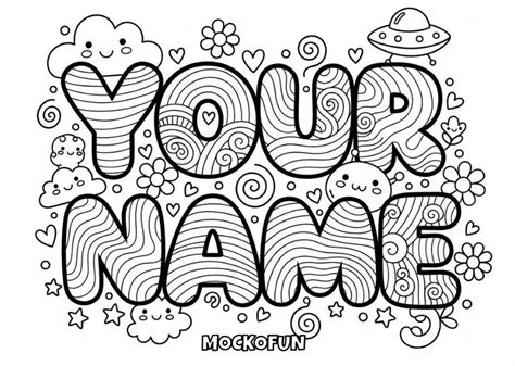Free Name Coloring Pages