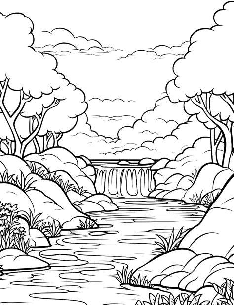 Free Nature Colouring Pages