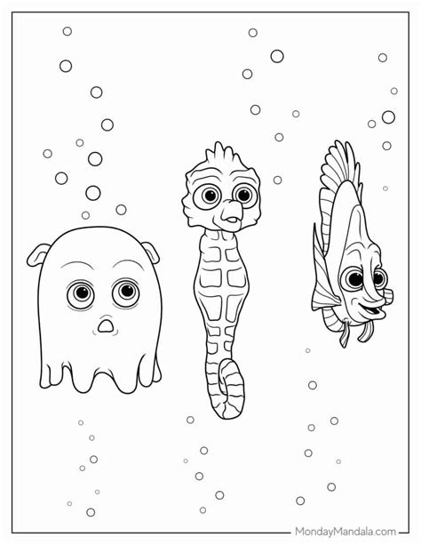 Free Nemo Coloring Pages