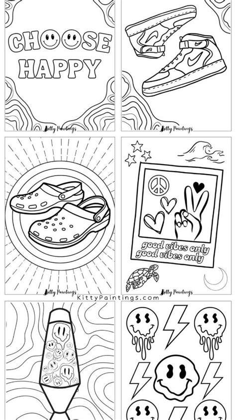 Free Preppy Coloring Pages