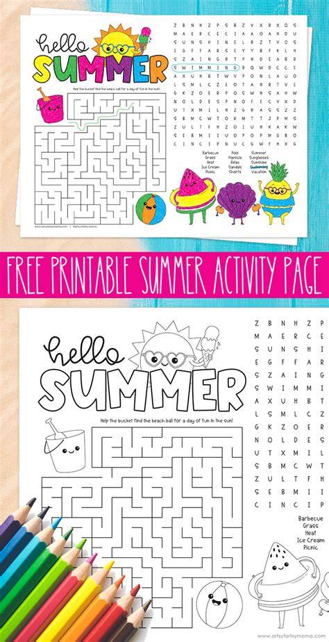 Free Printable Activity Sheets