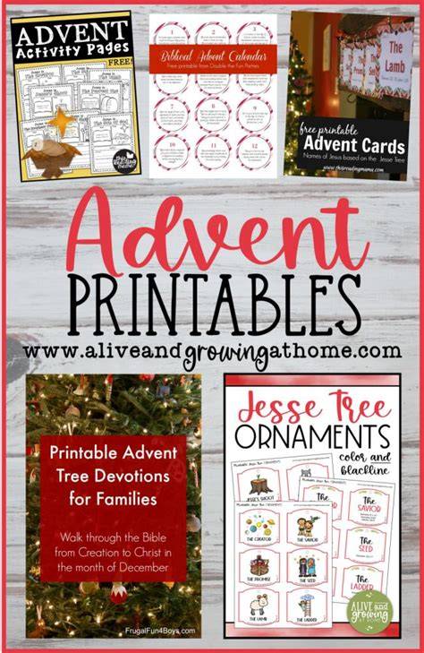 Free Printable Advent Worksheets