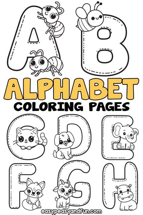 Free Printable Alphabet Coloring Pages