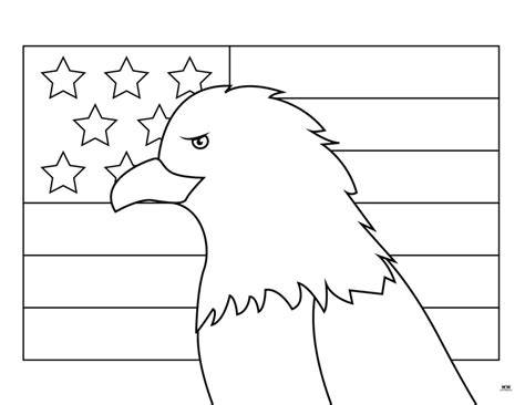 Free Printable American Flag Coloring Pages