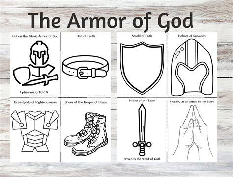 Free Printable Armor Of God Printables