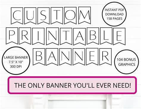 Free Printable Banner Template