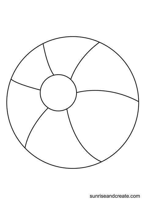 Free Printable Beach Ball Templates