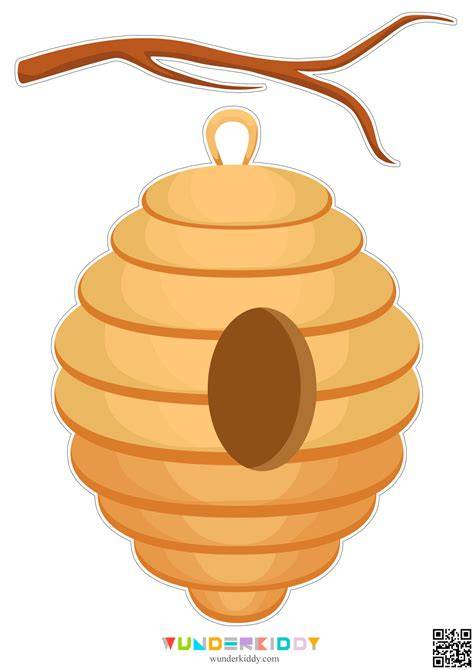 Free Printable Bee Hive Template