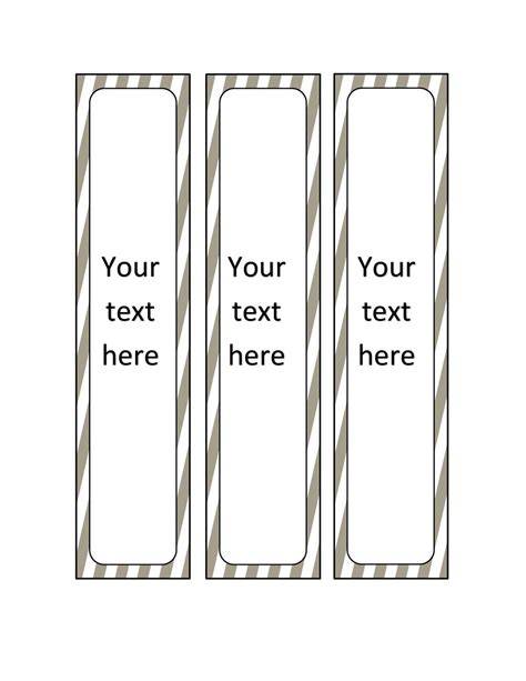 Free Printable Binder Spine Template