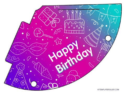 Free Printable Birthday Hat