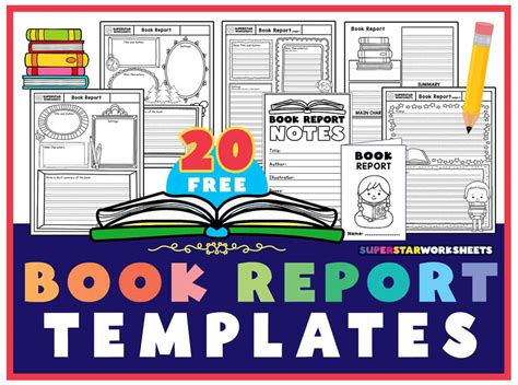 Free Printable Book Report Templates