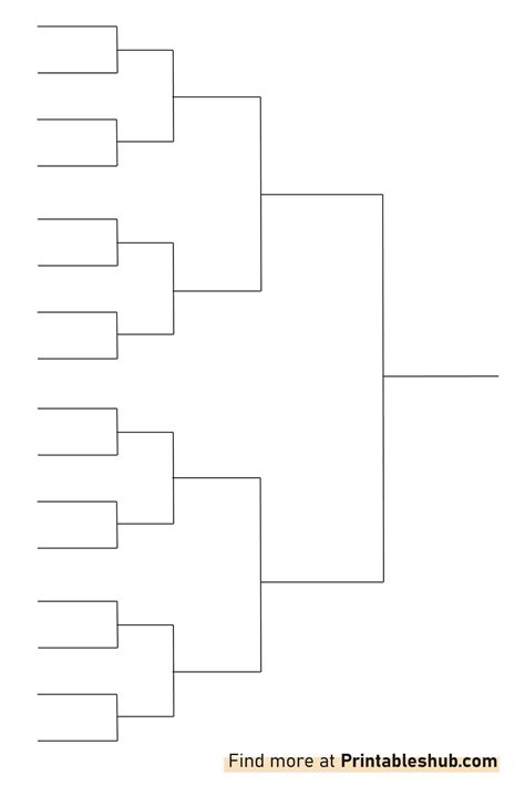 Free Printable Brackets Pdf
