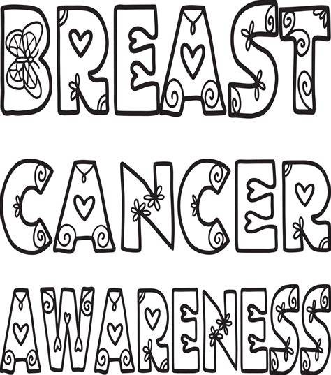 Free Printable Breast Cancer Coloring Pages