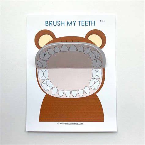 Free Printable Brush Teeth Activity