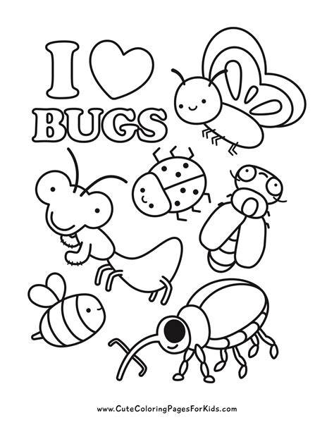 Free Printable Bugs Coloring Pages