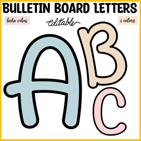 Free Printable Bulletin Board Letters