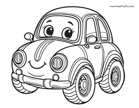 Free Printable Car Coloring Pages