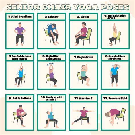 Free Printable Chair Yoga For Seniors