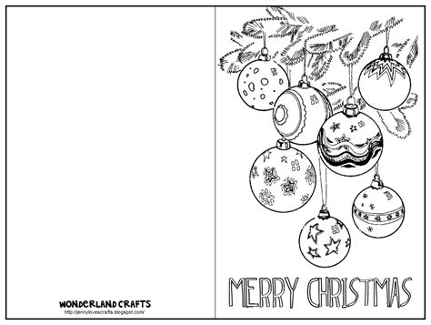 Free Printable Christmas Cards Coloring Pages