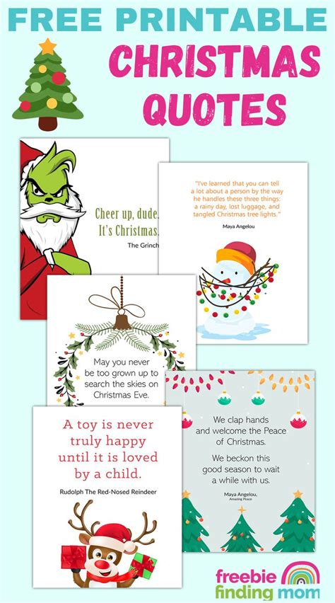 Free Printable Christmas Quotes