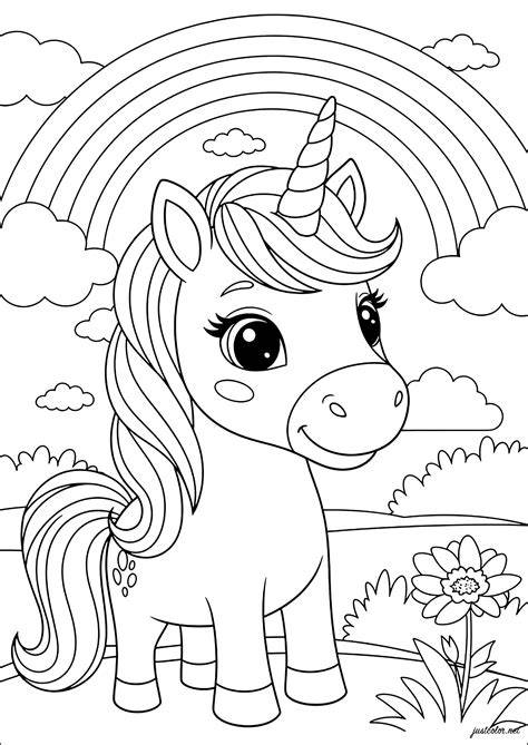 Free Printable Coloring Page Unicorn