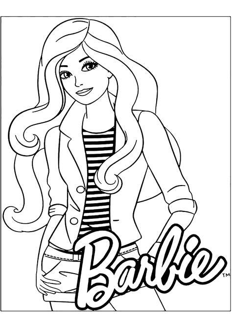 Free Printable Coloring Pages Barbie