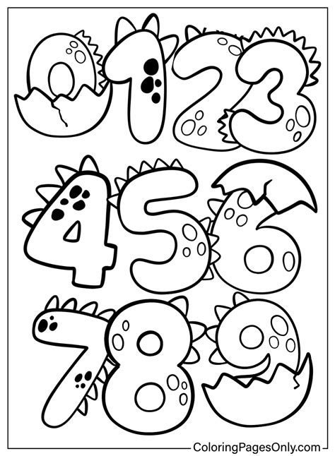 Free Printable Coloring Pages Numbers