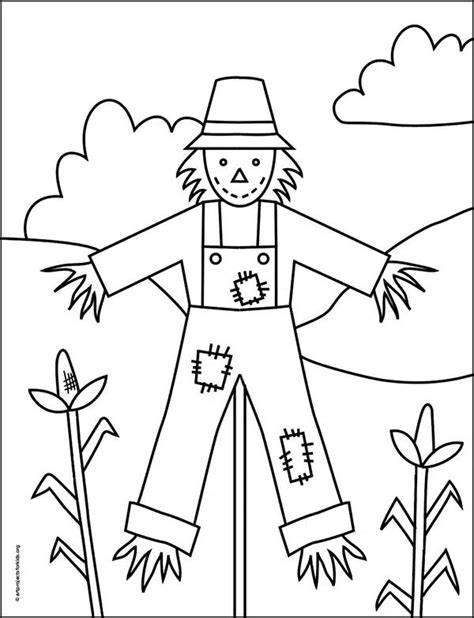 Free Printable Coloring Pages Of Scarecrows