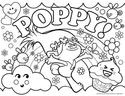 Free Printable Coloring Pages Trolls