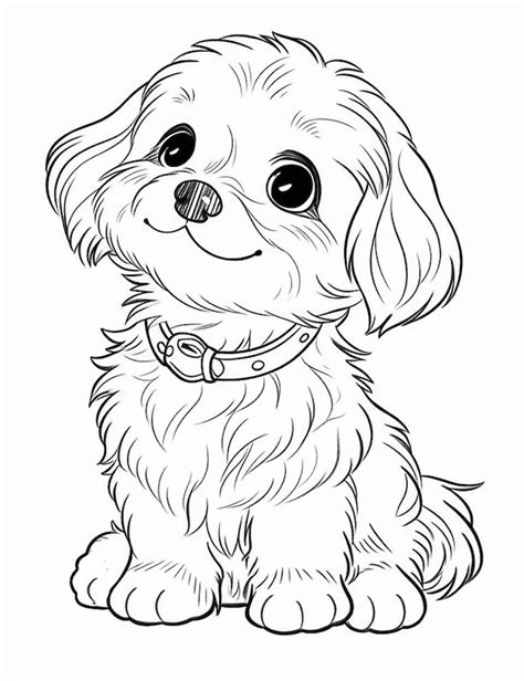 Free Printable Coloring Pictures Of Dogs