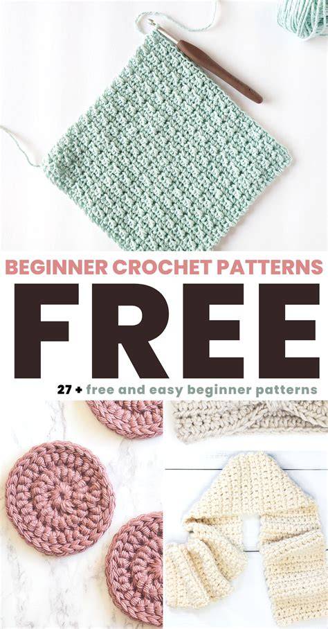 Free Printable Crochet Patterns For Beginners