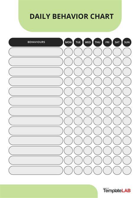 Free Printable Daily Behavior Chart