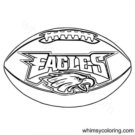 Free Printable Eagles Football Coloring Pages