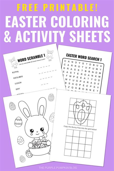 Free Printable Easter Activity Pages