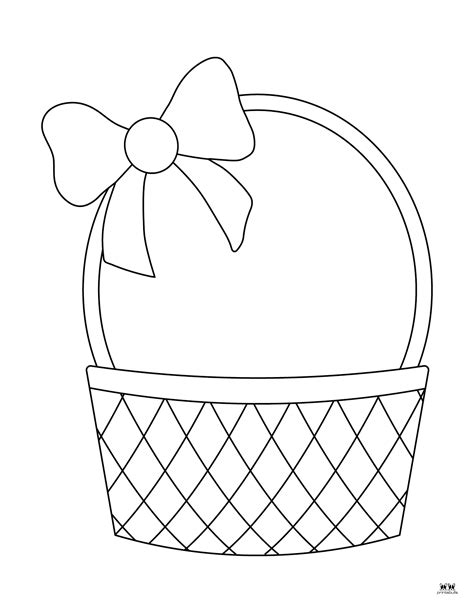 Free Printable Easter Basket Coloring Pages
