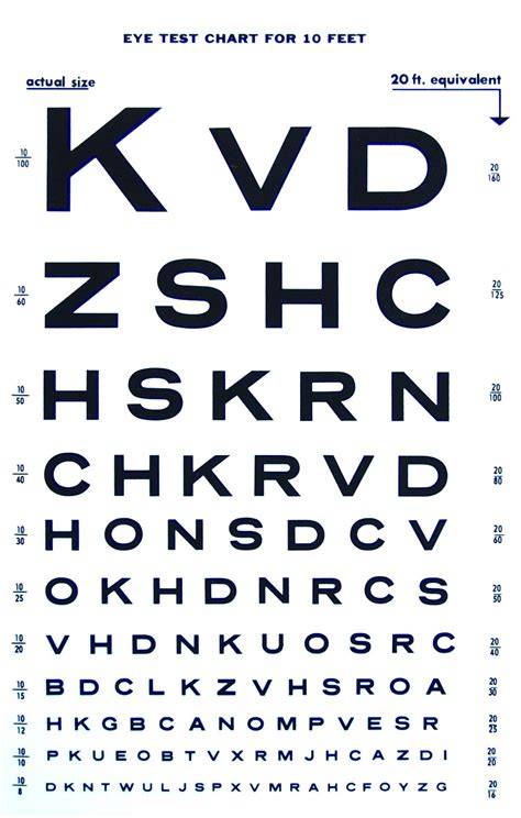 Free Printable Eye Chart