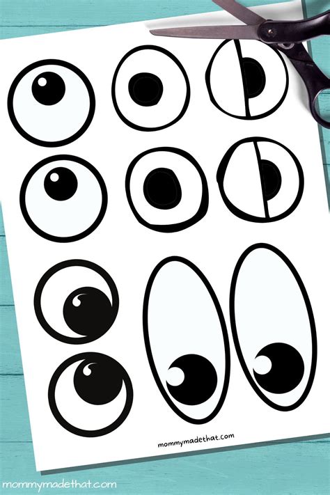 Free Printable Eyes For Crafts