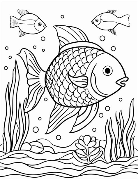 Free Printable Fish Coloring Sheets